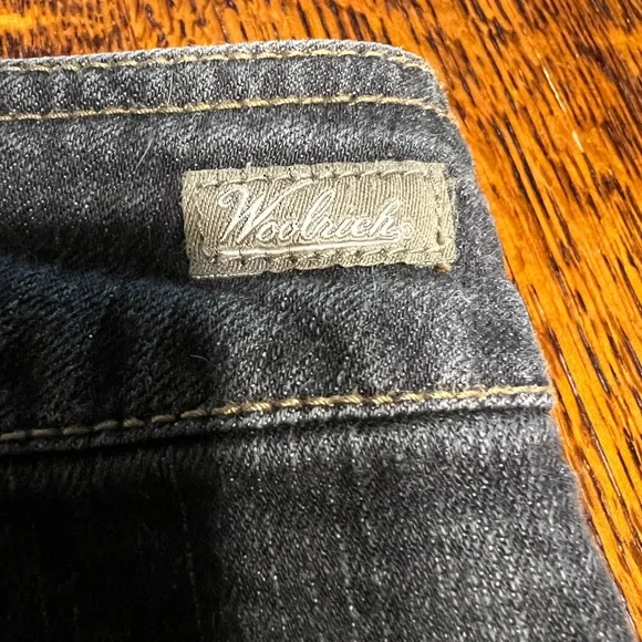 Woolrich Vintage Black Denim Skirt Women's Size 16 EUC - Picture 6 of 7